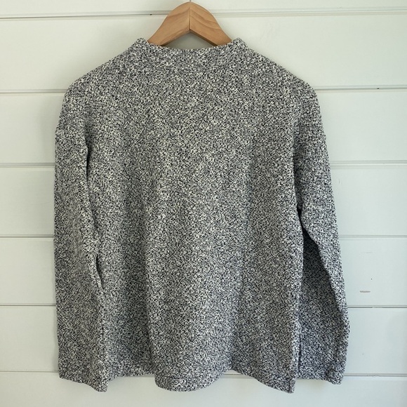 Madewell | Black Grey White Heathered Sweater Midweight | Great Condition - Picture 4 of 5